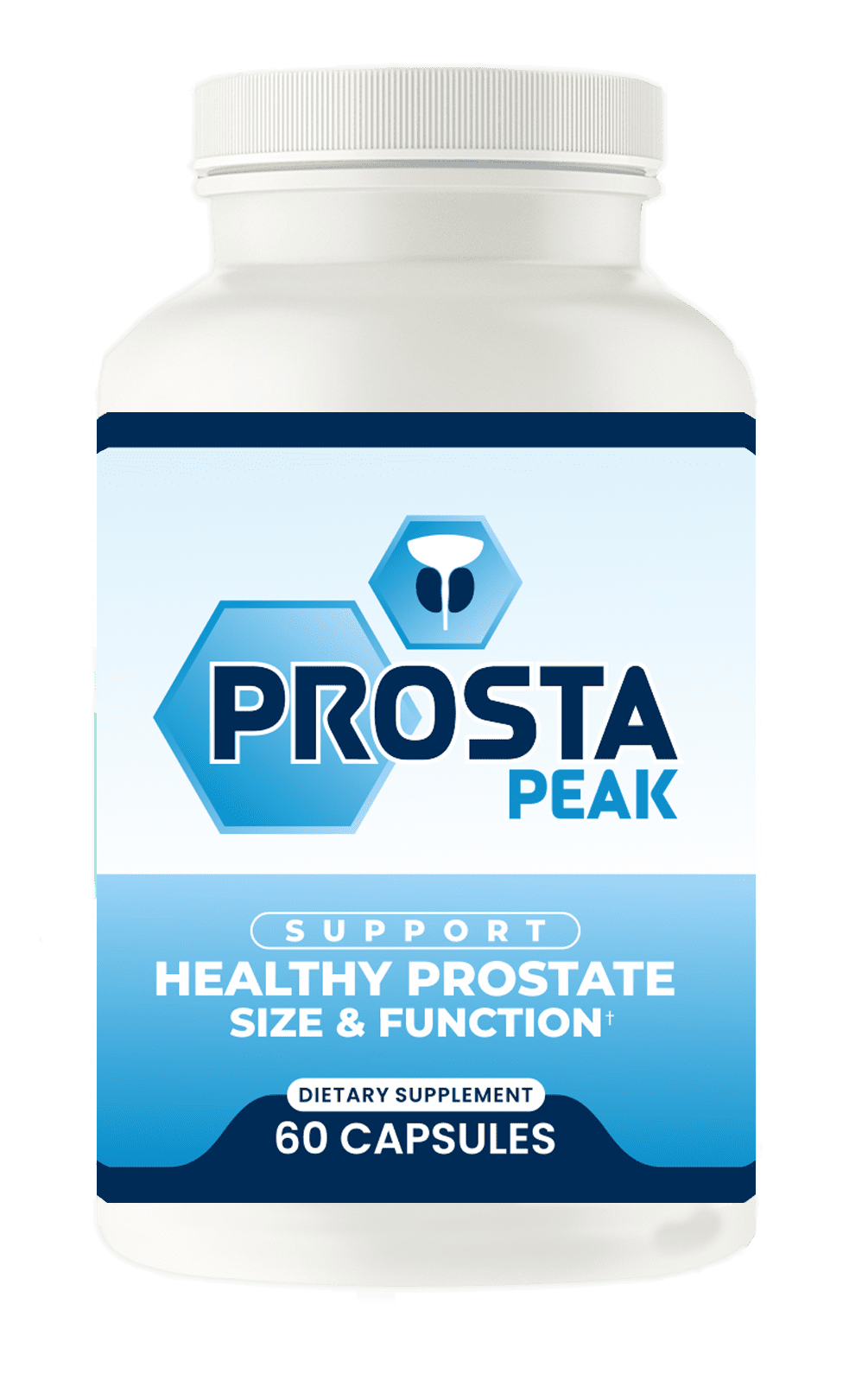 Bottle of Prosta Peak prostate support supplement, 60 capsules